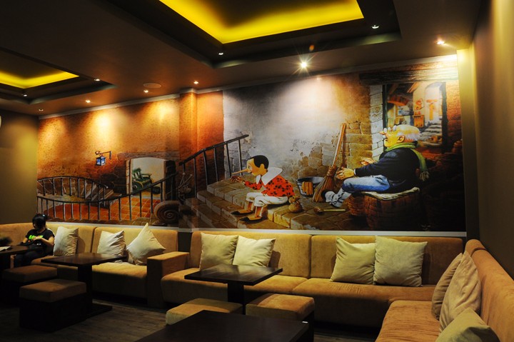 bàn ghế sofa cafe