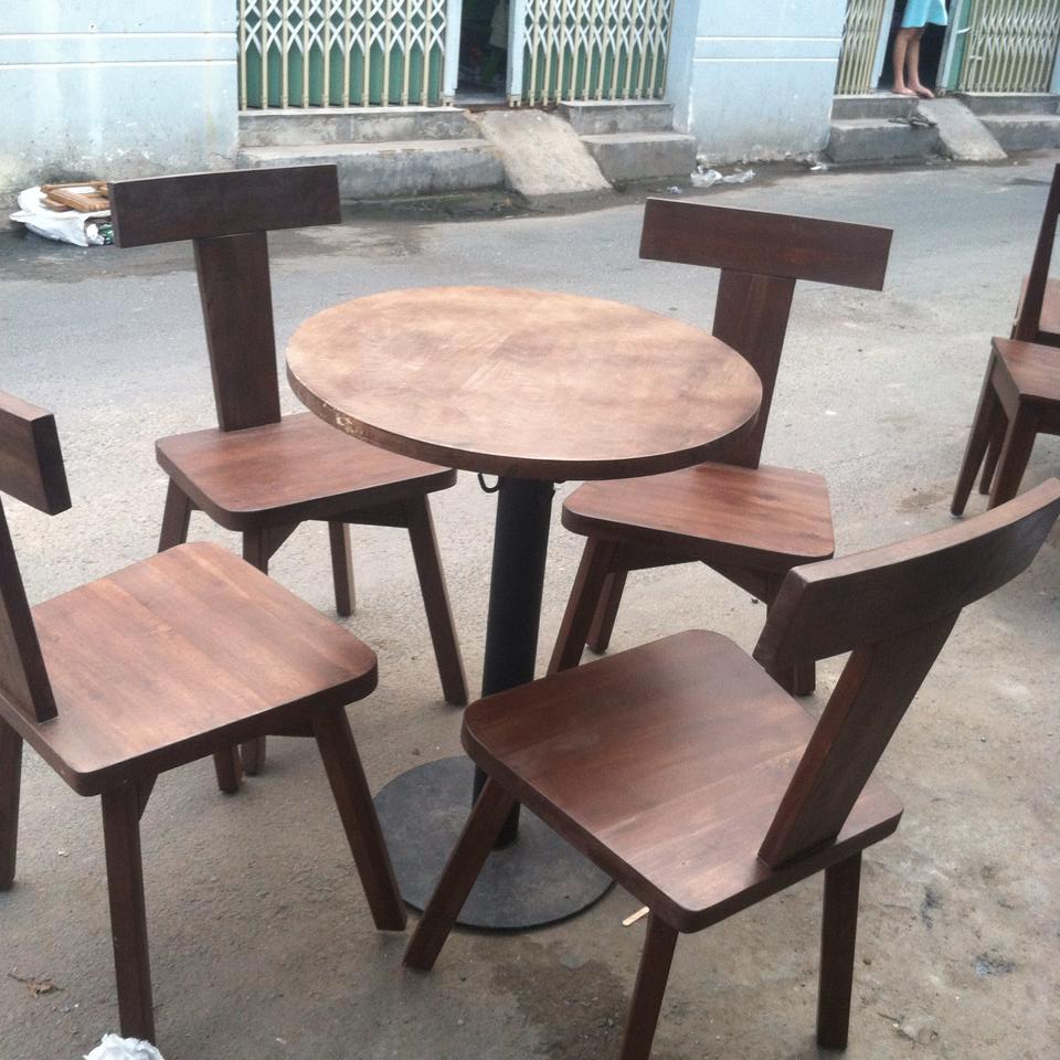 bàn ghế gỗ căm xe 